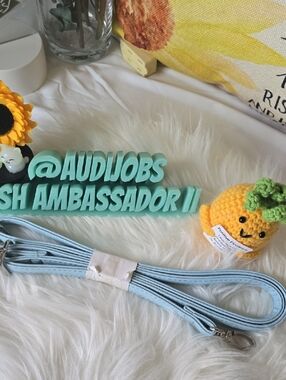 Adjustable Purse Strap NWOT BABY Blue Color Add A Pop Of Color To Your Purse